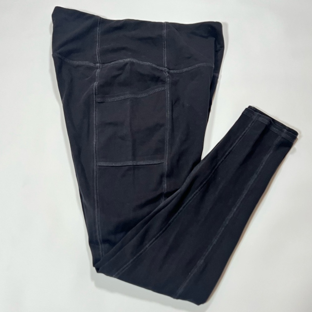 Chico’s Zenergy Black Leggings 1R | Gym Girl Athleisure Casual Everyday Chic - Picture 4 of 4